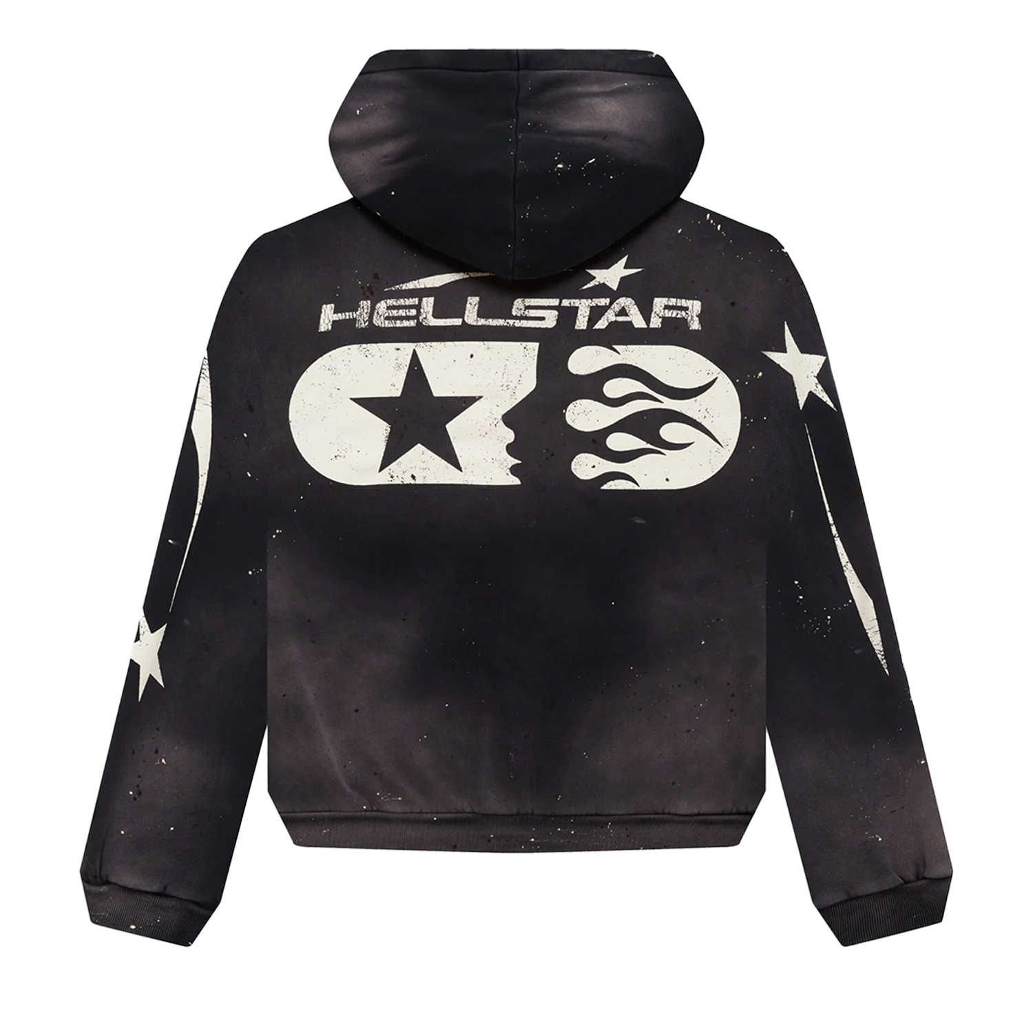 Hellstar Spiderweb Sport Logo Zip-Up Hoodie Black | eBay