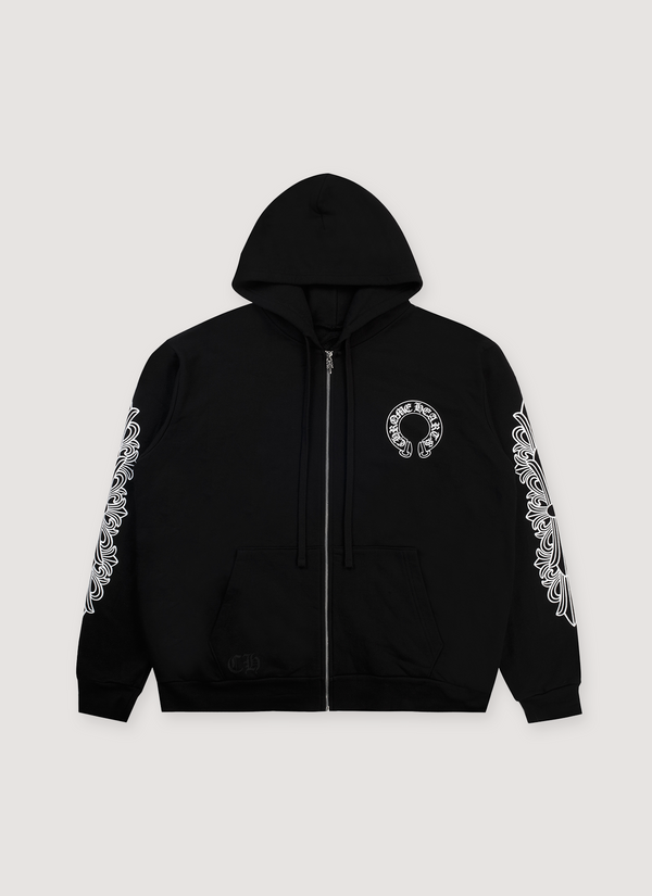 Chrome Hearts Horseshoe Zip Up Sweatshirt Black Horseshoe Zip Up Sweatshirt Black - Authenticated Sweatshirts | Pieces Los Angeles