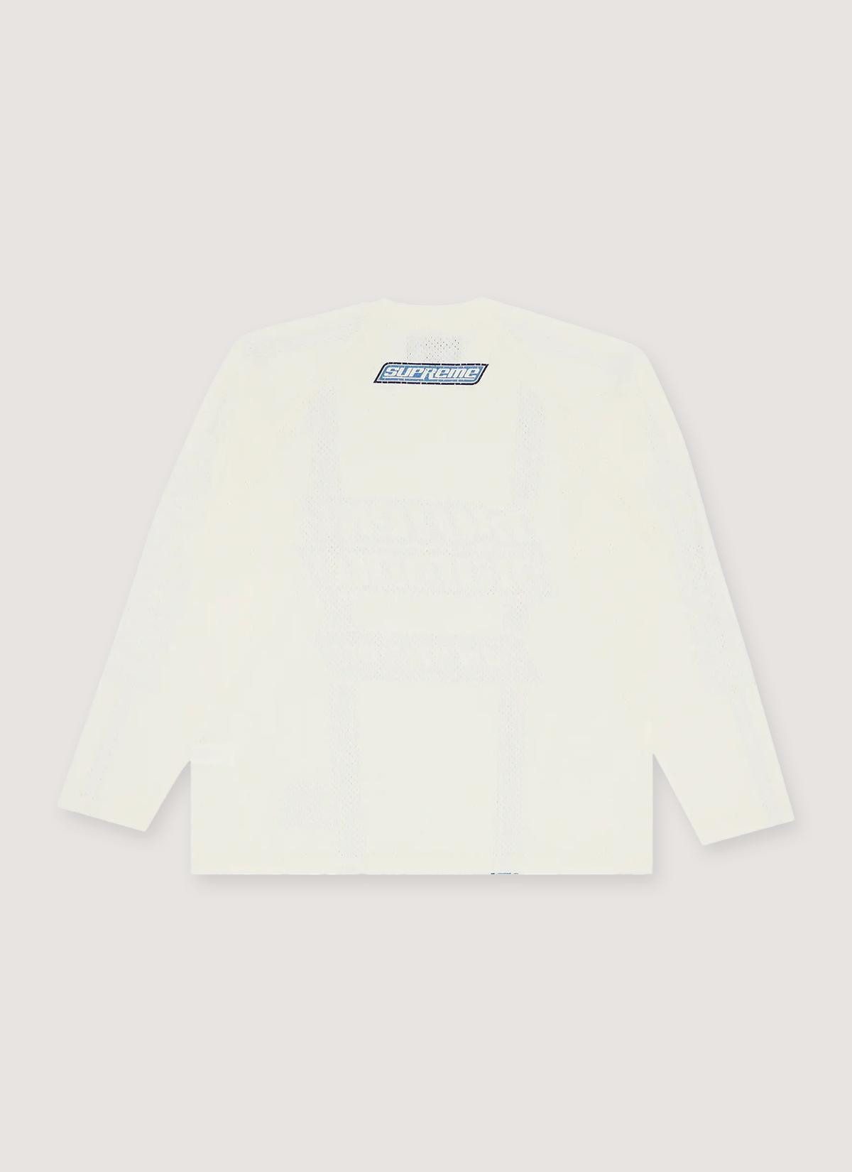 Supreme x Hysteric Glamour Mesh Longsleeve White – PIECES Supreme x Hysteric Glamour Mesh Longsleeve White – PIECES