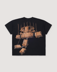 Vertabrae Jesus Puppet Tee Black