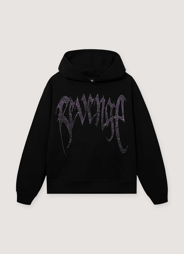 Revenge XXXtentacion Heartbreak Bejeweled Sweatshirt Black Purple XXXtentacion Heartbreak Bejeweled Sweatshirt Black Purple - Authenticated Sweatshirts | Pieces Los Angeles