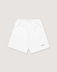 Balenciaga Logo Embroidered Wide Leg Sweatshorts White