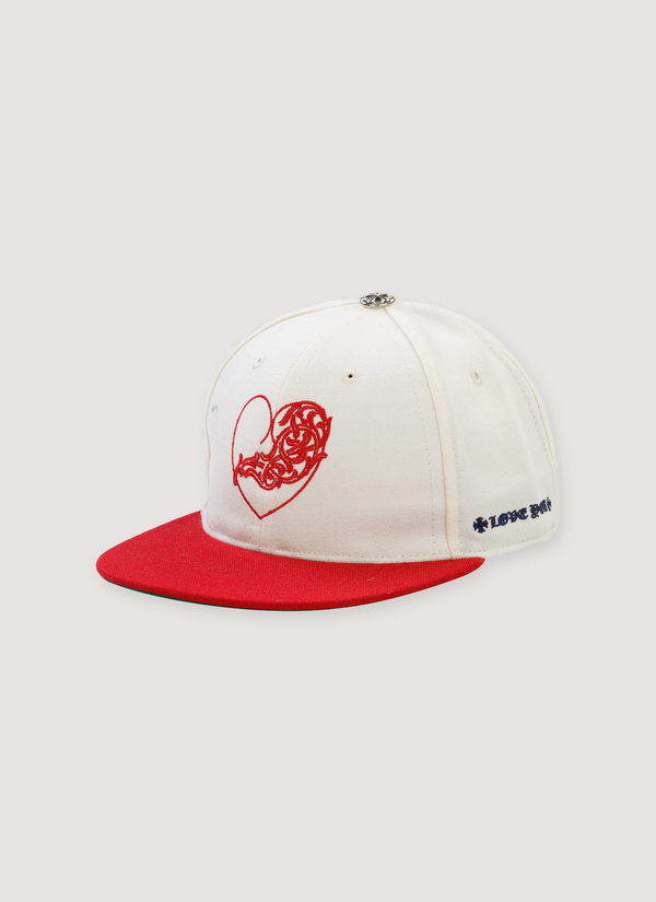 Chrome Hearts Love You Fitted Hat Cream Red Love You Fitted Hat Cream Red - Authenticated Hats | Pieces Los Angeles