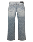 Lost SHDWS Embossed Denim Blue
