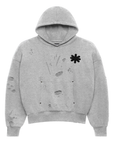 Lost SHDWS Dstry Double Layered Logo Sweatshirt Heather Grey