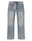 Lost SHDWS Embossed Denim Blue