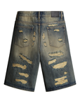 Lost SHDWS DSTRY Denim Short Blue Bone