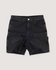 Louis Vuitton Monogram Double Knee Denim Shorts Washed Black (Pre-Owned)