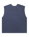 Pieces Mascot Sleeveless Shirt Vintage Navy