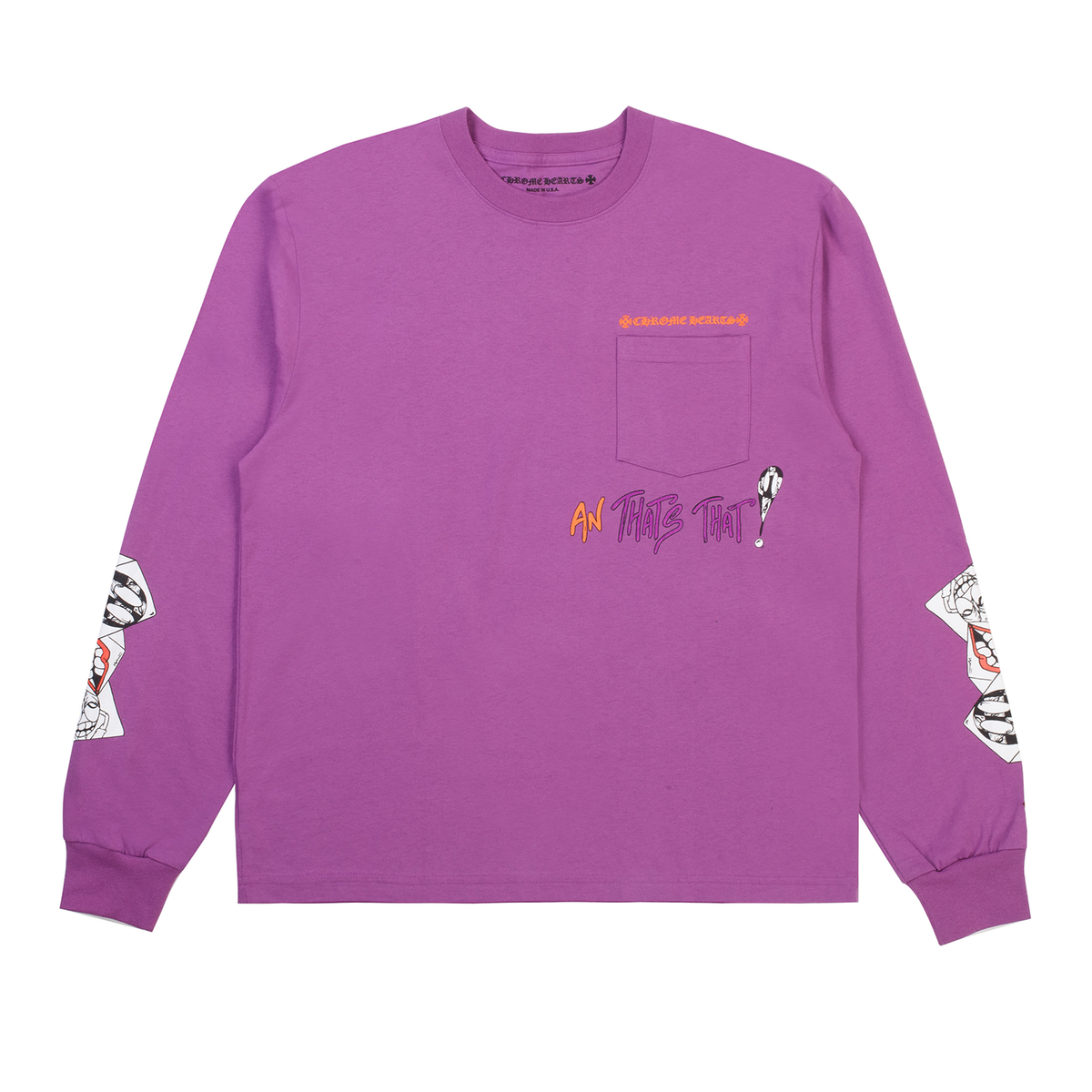 Chrome Hearts Matty Boy I Want More Longsleeve Purple – PIECES Chrome Hearts Matty Boy I Want More Longsleeve Purple – PIECES