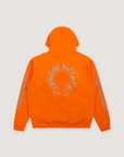 Chrome Hearts Glitter Horseshoe Ultra Miami Sweatshirt Orange