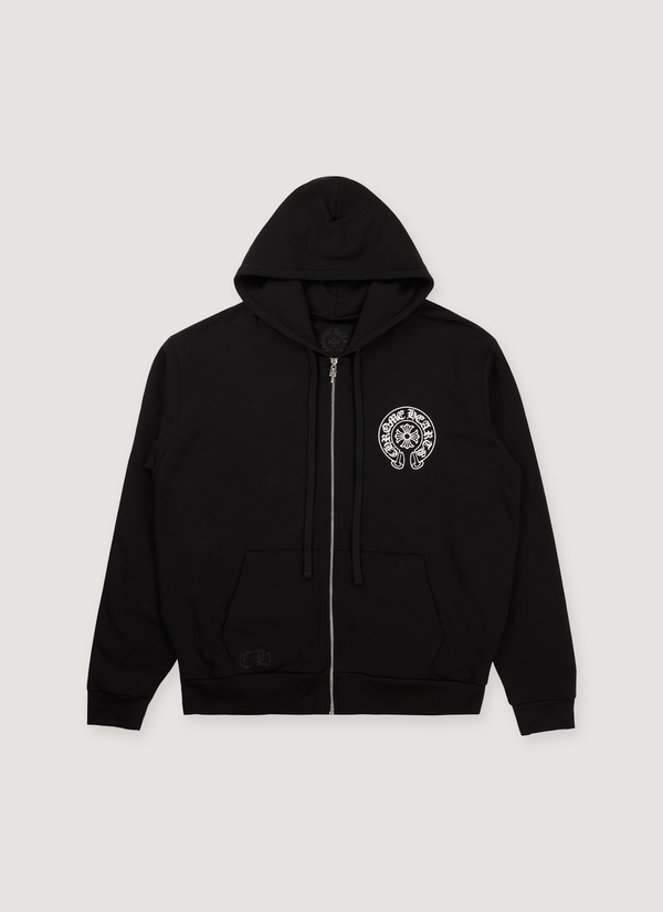 Chrome Hearts Miami Horseshoe Zip Up Sweatshirt Black Miami Horseshoe Zip Up Sweatshirt Black - Authenticated Sweatshirts | Pieces Los Angeles