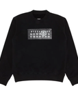 MM6 Maison Margiela Halftone Logo Sweater Black