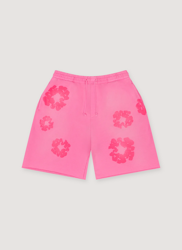 Denim Tears Mono Cotton Wreath Sweatshorts Pink Mono Cotton Wreath Sweatshorts Pink - Authenticated Shorts | Pieces Los Angeles