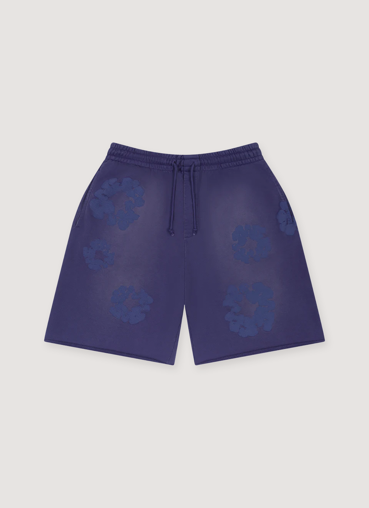 Denim Tears Mono Cotton Wreath Sweatshorts Washed Blue – PIECES