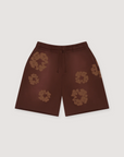 Denim Tears Mono Cotton Wreath Sweatshorts Brown
