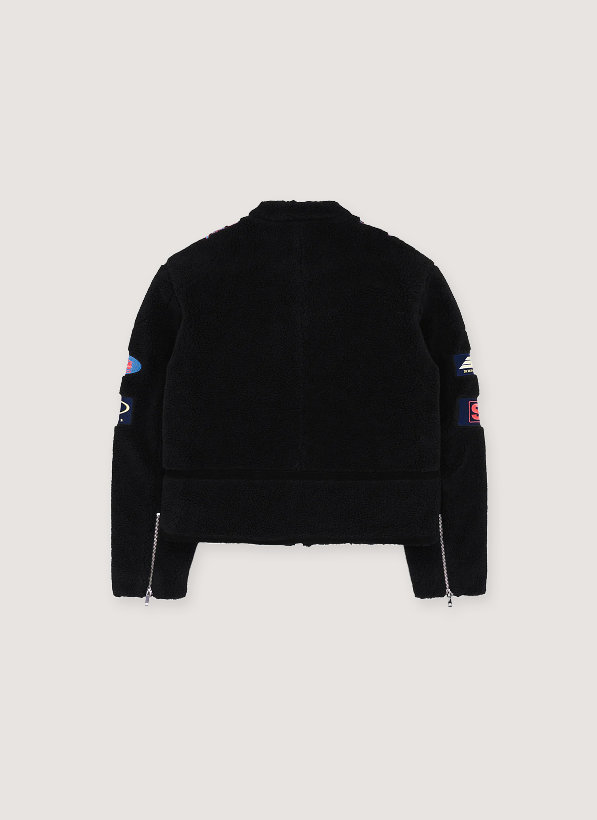 Sp5der Worldwide Sherpa Hunter Moto Jacket Black