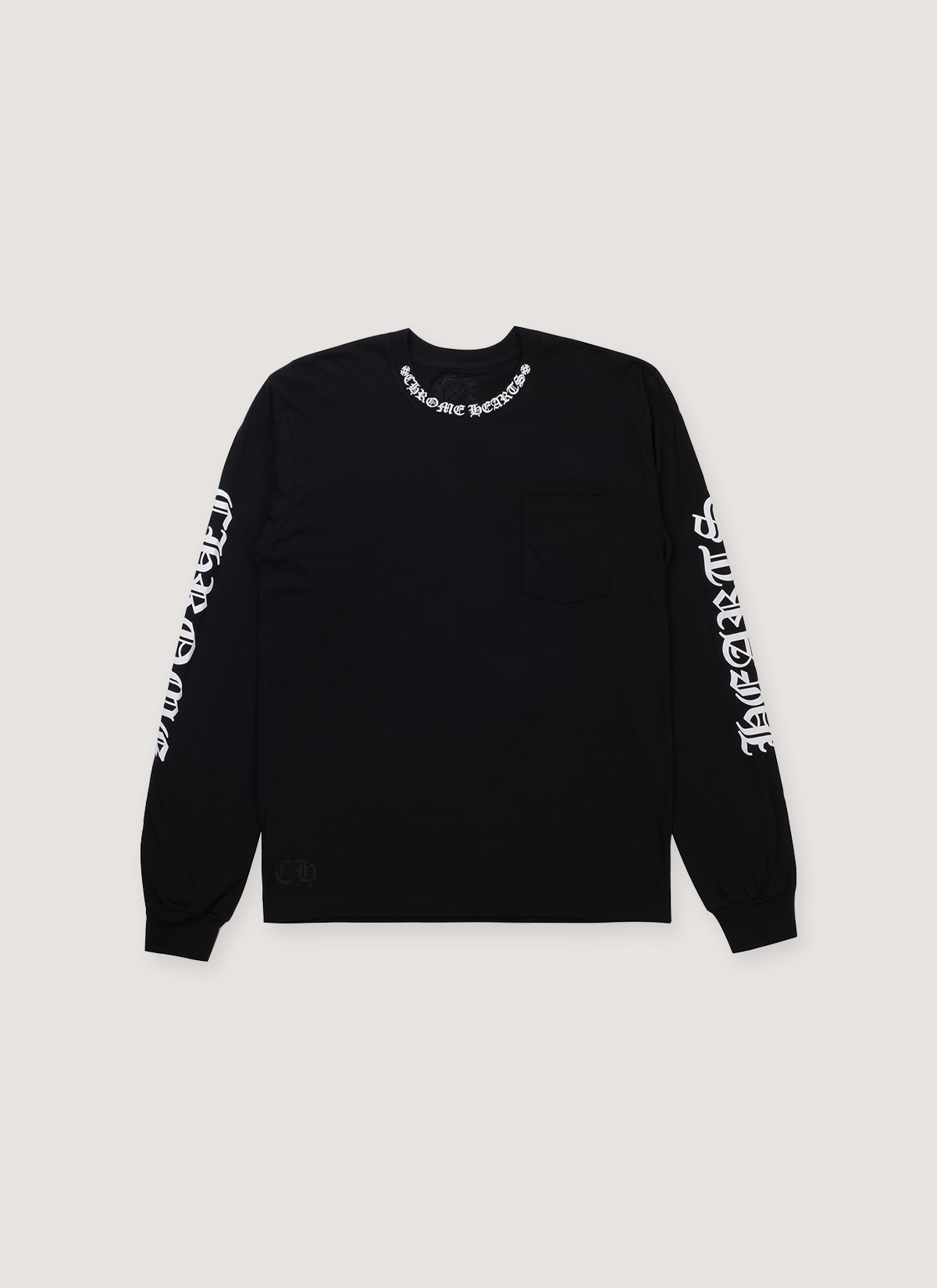Neck Logo Longsleeve Black – PIECES