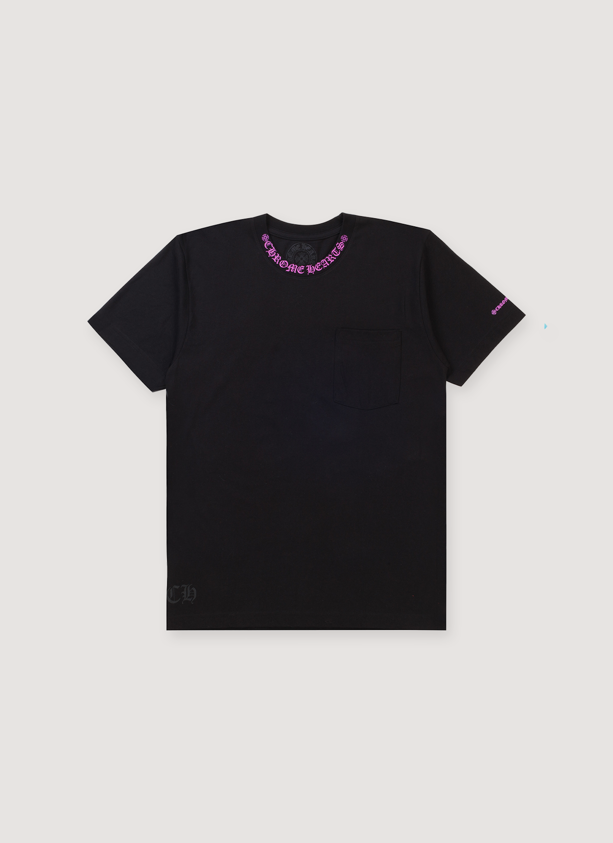 クロムハーツ ネックロゴ ポケット Tシャツ カットソー 半袖 XL クロムハーツ ネックロゴ ポケット Tシャツ カットソー 半袖 XL Chrome