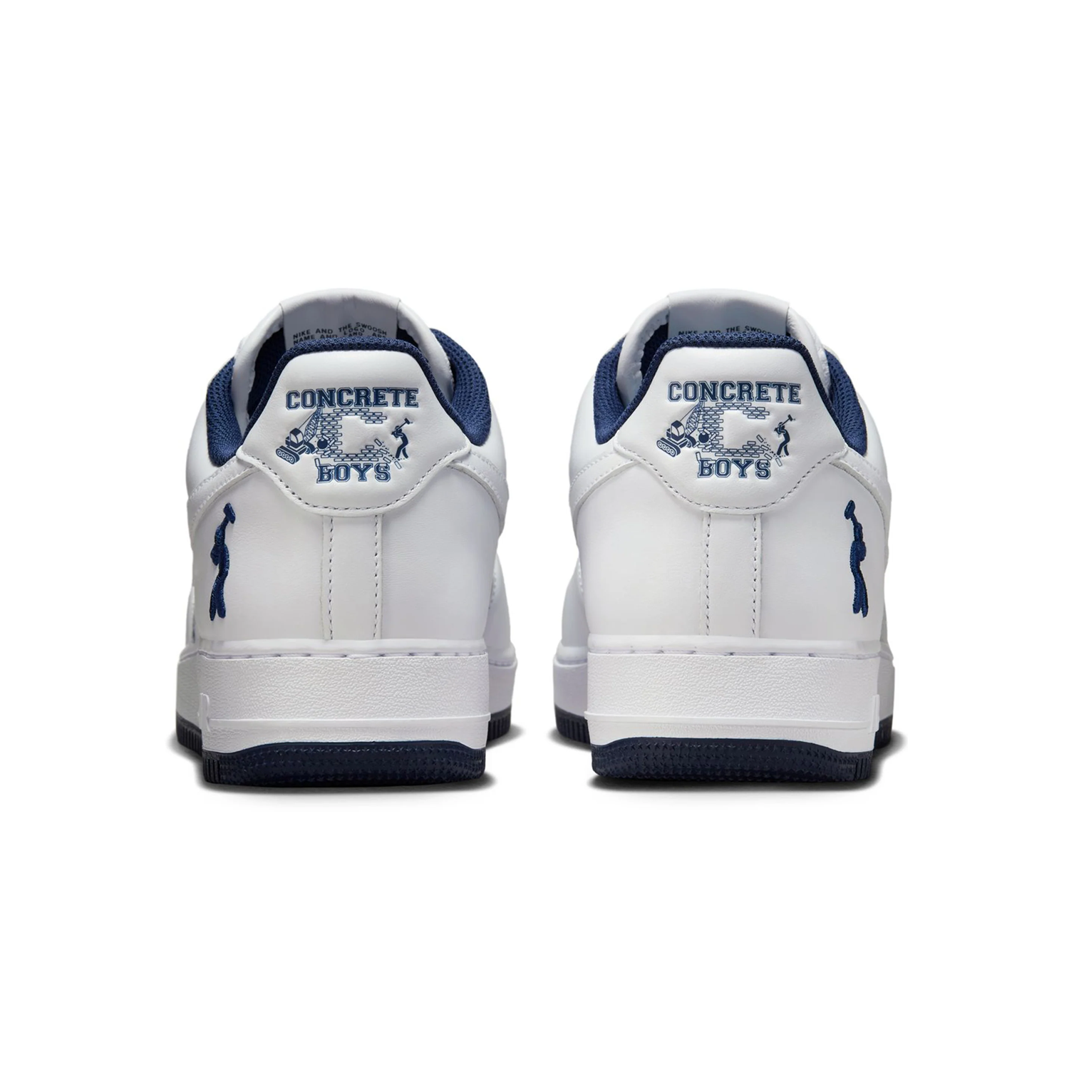 Nike x Lil Yatchy Air Force 1 Concrete Boys White Midnight Navy