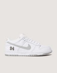 Supreme x Nike SB 94 Dunk Low White Metallic Silver