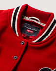 Supreme x Number (N)ine Mickey Mouse Varsity Jacket Red