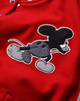 Supreme x Number (N)ine Mickey Mouse Varsity Jacket Red