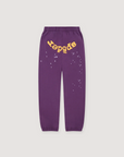 Sp5der Worldwide Star OG Web Sweatpants Purple