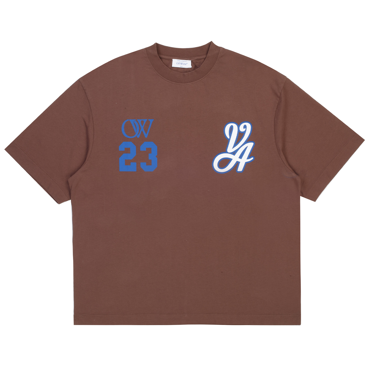 Off-White 23 Varsity Skate Tee Chocolate
