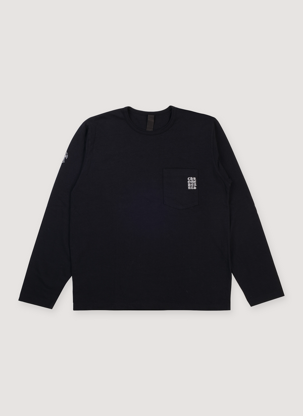 Chrome Hearts Embroidered Pocket Long Sleeve Black Embroidered Pocket Long Sleeve Black - Authenticated Longsleeves | Pieces Los Angeles