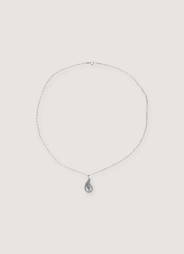 For Those Who Sin Paisley Charm Necklace Silver Paisley Charm Necklace Silver - Authenticated Necklaces | Pieces Los Angeles
