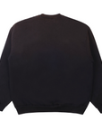 Pieces Paradise Crewneck Sweater Rusted Black