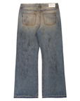 Pieces Thrashed Denim Dirty Indigo