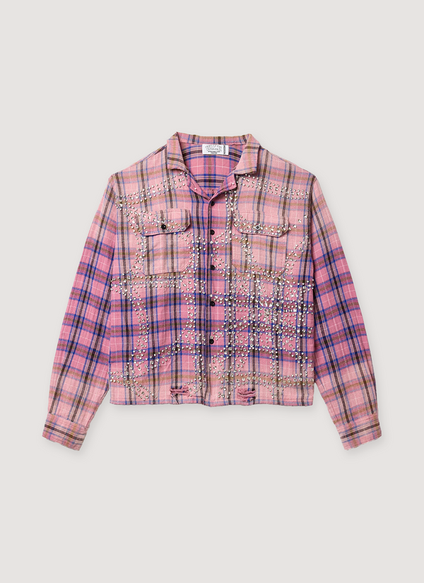 Vale Forever Piggybank Flannel Pink Piggybank Flannel Pink - Authenticated Shirts | Pieces Los Angeles