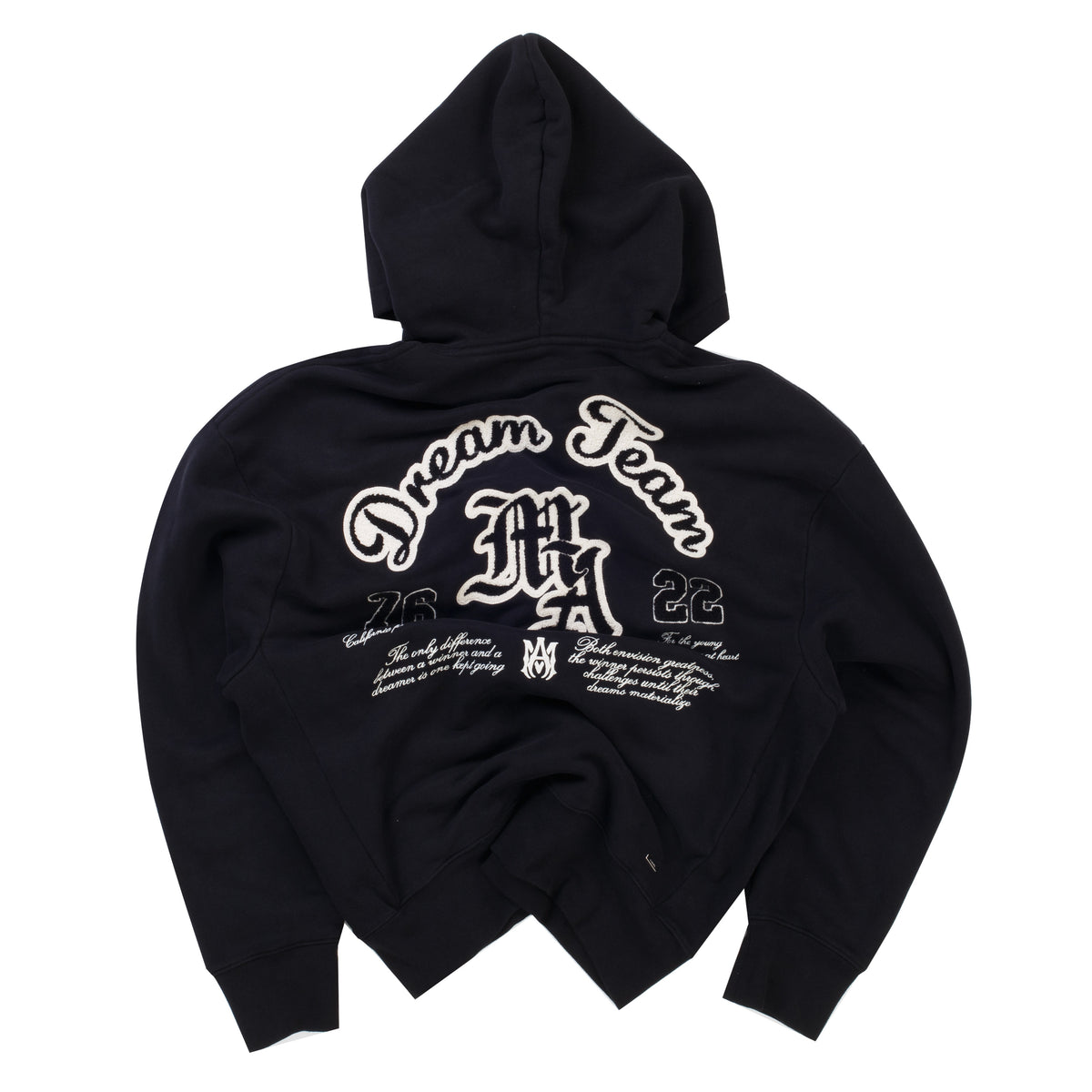24PF new/AMIRI ドリームチームパーカー Hoodie Black AMIRI Black 'Dream Team' Hoodie Amiri