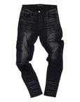 Amiri Stack Skinny Jeans Washed Black (Pre-Owned)