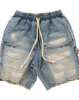 Amiri x Satoshi Nakamoto Carpenter Denim Shorts Dirty Indigo (Pre-Owned)