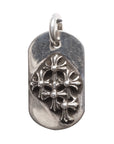 Chrome Hearts Cemetery Cross Dog Tag Pendant (Pre-Owned)
