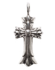 Chrome Hearts Small Double Cross Pendant Silver