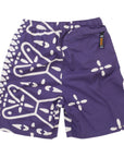 Kapital Combed Cotton Twill Bandana Shorts Purple (Pre-Owned)