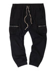 Rick Owens Zippered Cargo Jogger Pants Black (Pre-Owned)