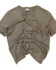 Saint Laurent Small Logo Tee Olive (Pre-Owned)