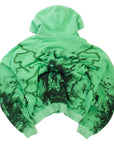 Vale Forever Nightmare Zip Up Sweatshirt Green (Pre-Owned)