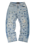 Who Decides War Gathered Distressed Denim Washed Indigo (Pre-Owned)