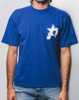 Pieces P Star Flame Tee Dodger Blue