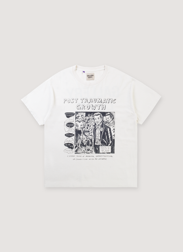 Gallery Dept. Post Traumatic Growth Tee Archival White Post Traumatic Growth Tee Archival White - Authenticated T-shirts | Pieces Los Angeles