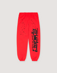 Sp5der Worldwide Punk V2 Sweatpants Red