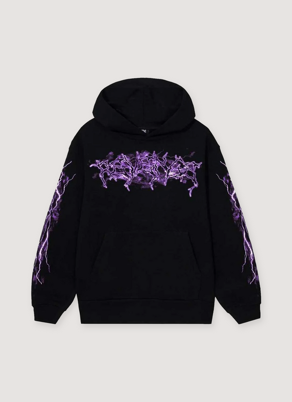 Revenge Purple Lightning Sweatshirt Black Purple Lightning Sweatshirt Black - Authenticated Sweatshirts | Pieces Los Angeles