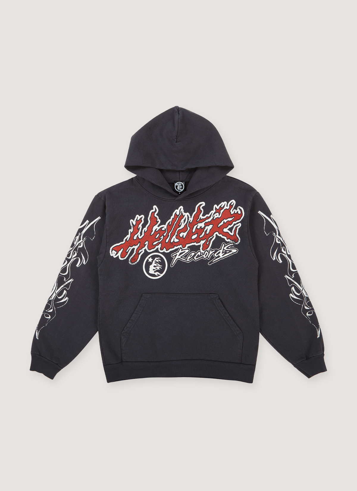 Hellstar Records Sweatshirt Vintage Black | PIECES Los Angeles