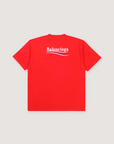 Balenciaga Political Campaign Tee Red